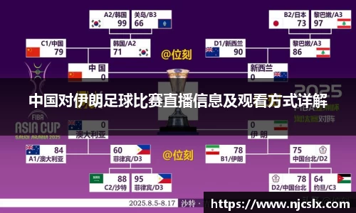 中国对伊朗足球比赛直播信息及观看方式详解